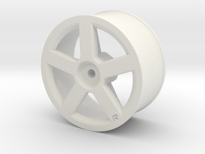 Volvo R pegasus wheel in White Natural Versatile Plastic