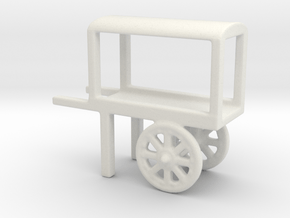hand cart covered  in White Natural Versatile Plastic