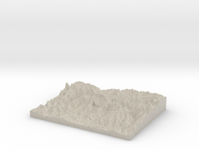 Model of Gandharwa Chuli in Natural Sandstone