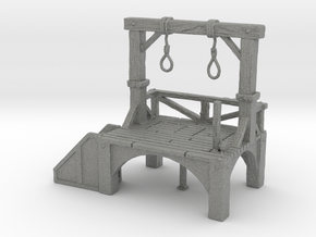 HO Scale Gallows in Gray PA12