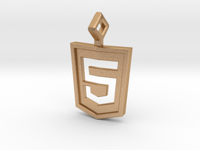 HTML 5 Keychain in Natural Bronze