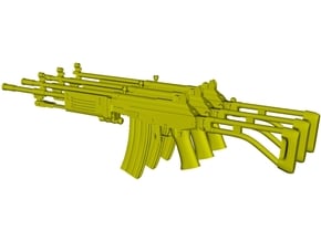 1/15 scale IMI Galil ARM rifles x 3 in Tan Fine Detail Plastic