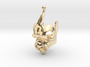 Harley Ring - Skull Half, Metals in 14k Gold Plated Brass: 6.5 / 52.75