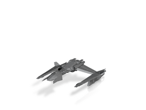 Klingon BarTar Class WarCruiser in Tan Fine Detail Plastic