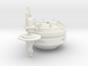 Mobilis AMR 5000 mooring buoy - 1:50 in White Natural Versatile Plastic