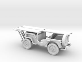 1/100 Scale MB Jeep Ambulance in Tan Fine Detail Plastic