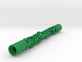 Pen Holder, "Flourish" in Green Processed Versatile Plastic