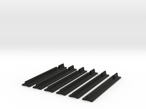 ESB Graflex T-Track Lightsaber Grips x6 pieces in Black Natural Versatile Plastic