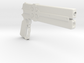 1/3rd Scale Cerberus Gun in White Natural Versatile Plastic
