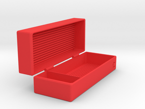 鉛筆盒.stl in Red Processed Versatile Plastic