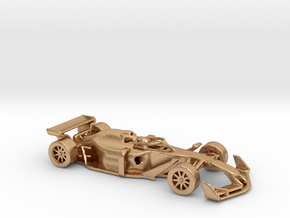 F1 2025 'Simplified' car 1/64 - with driver in Natural Bronze