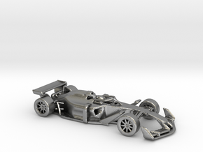 F1 2025 'Simplified' car 1/64 - with driver in Natural Silver