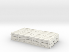 1 to 200 MLRS pod 2 pod stack in White Natural Versatile Plastic