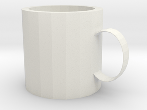 mug in White Natural Versatile Plastic: Extra Small