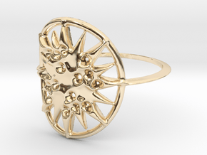 sterring in 14K Yellow Gold