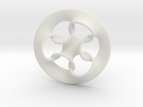 "Seven Rings"  in White Natural Versatile Plastic