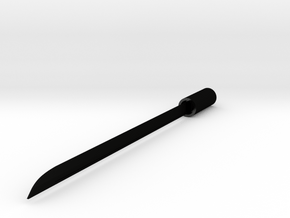 Knife in Matte Black Steel: Medium