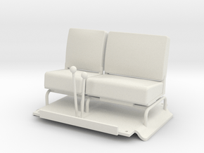 Seats-RHD in White Natural Versatile Plastic