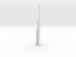 dubai tower in White Natural Versatile Plastic