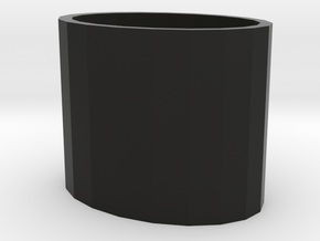 cup-2 in Black Premium Versatile Plastic: Large