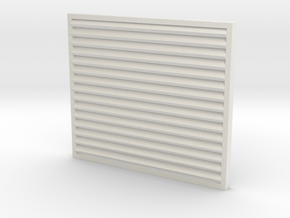 1/32 Peterbilt Louvered Grille in White Natural Versatile Plastic