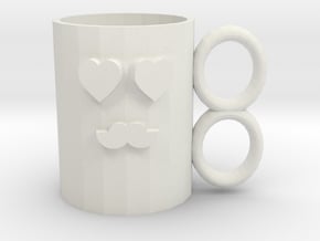 an ordinary mug in White Natural Versatile Plastic: Medium