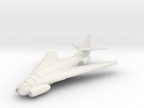 (1:144) Messerschmitt Me P.1101/101 (swept wings) in White Natural Versatile Plastic