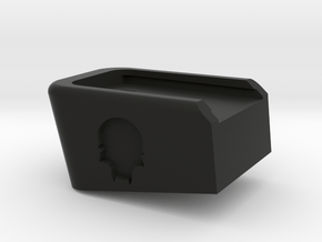Deranged WE/TM glock extended baseplate in Black Natural Versatile Plastic