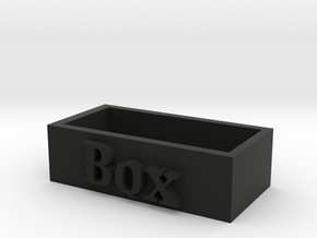 Special box in Black Natural Versatile Plastic