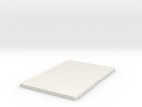 Snow Tropoer Side Greeblie in White Natural Versatile Plastic