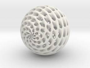 Diamond Sphere in White Premium Versatile Plastic