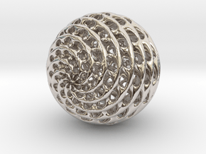 Diamond Sphere in Platinum