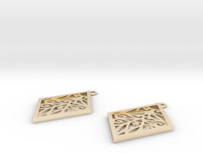 Tiana earrings in 14k Gold Plated Brass: Small