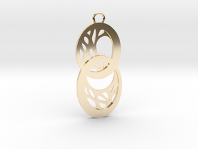 Dryad pendant in 14K Yellow Gold: Large