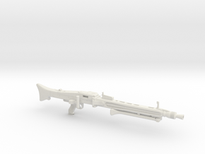 MG42 folded bipod 1/7th scale in White Natural Versatile Plastic