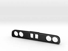 E30 Car Grill Keychain in Matte Black Steel