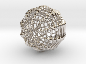 Skeletal Sphere in Platinum