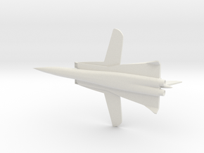 Republic TFX Fighter Proposal in White Natural Versatile Plastic: 1:350