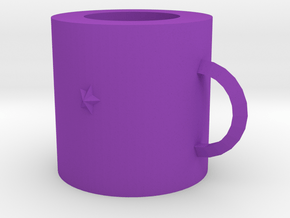 Mug in Purple Processed Versatile Plastic: Medium