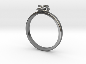 Spiral Ring in Polished Silver
