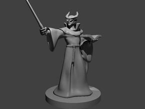 Tiefling Wizard  with Glasses in Smooth Fine Detail Plastic