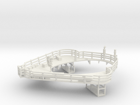 1/144 DKM Scharnhorst Funnel Part 2 Platform in White Natural Versatile Plastic