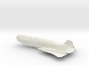 Space Shuttle in White Natural Versatile Plastic: 1:200