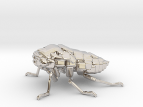 Cicada! The Somewhat Square-ish Sculpture in Platinum