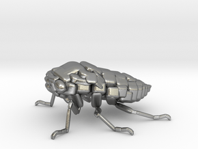 Cicada! The Somewhat Square-ish Sculpture in Natural Silver