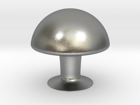 Mushroom in Natural Silver