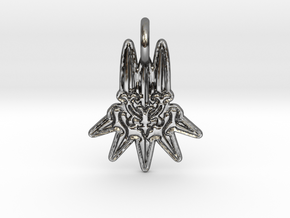 Nier Automata YoRHa Pendant in Fine Detail Polished Silver