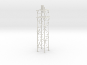 Conveyor Transfer Tower 90 Degree Turn in White Natural Versatile Plastic