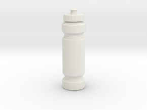 1/3rd Scale Water Bottle in White Natural Versatile Plastic