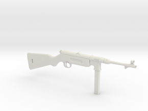 1/3 Scale MP41  Machine Gun in White Natural Versatile Plastic